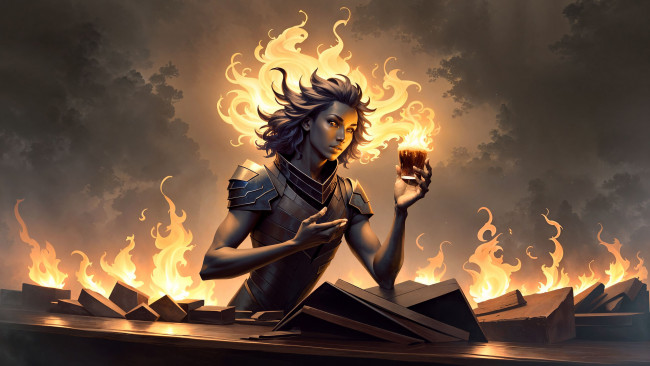 Обои картинки фото фэнтези, маги,  волшебники, нейросети, графика, нейроарт, ai, art, нейронные, сети, рисунки, нейро, искусство, магия