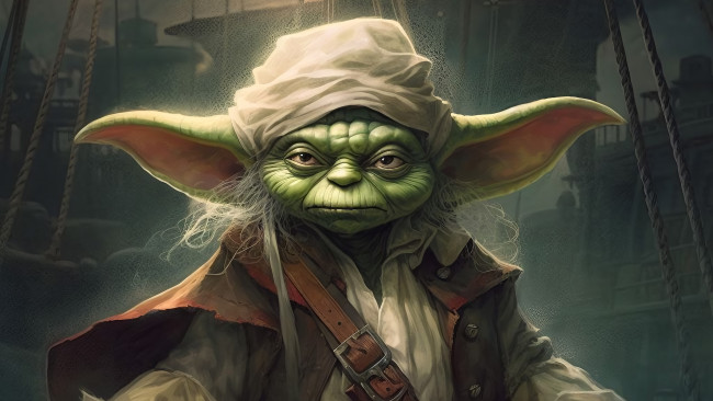 Обои картинки фото фэнтези, _star wars, нейросети, графика, нейроарт, ai, art, нейронные, сети, рисунки, нейро, искусство, йода, star, wars