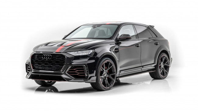 Обои картинки фото mansory audi rs q8, автомобили, audi, черный