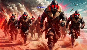 Картинка нексусы+vs+ренды +по+книге+“дингир” 3д+графика фантазия+ fantasy нексус нексусы по книге дингир существа ангелы демоны арт иллюстрации арты противогазы картинки книгам мужчины в противогазе