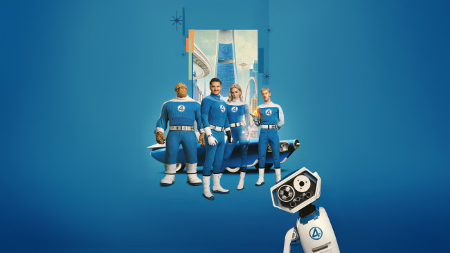 Обои картинки фото кино фильмы, the fantastic four,  first steps, the, fantastic, four, first, steps