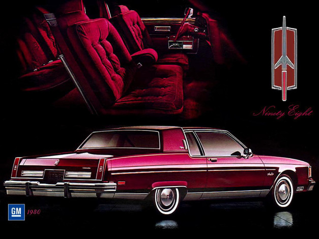 Обои картинки фото 1980, oldsmobile, ninety, eight, автомобили