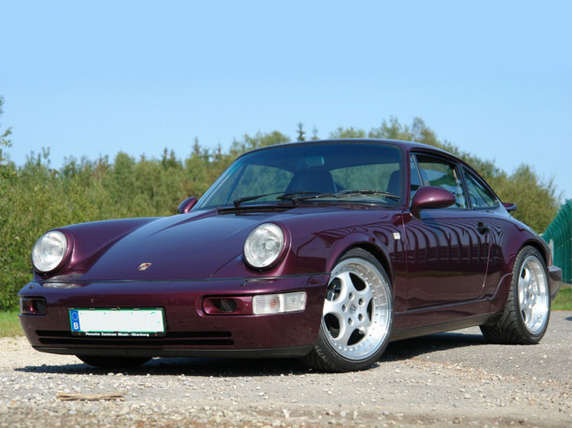 Обои картинки фото porsche, 911, 964, turbo2, автомобили