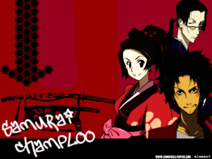 Картинка аниме samurai champloo
