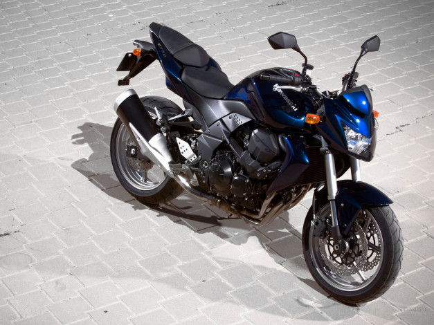 Обои картинки фото kawasaki, z750, 2008, мотоциклы