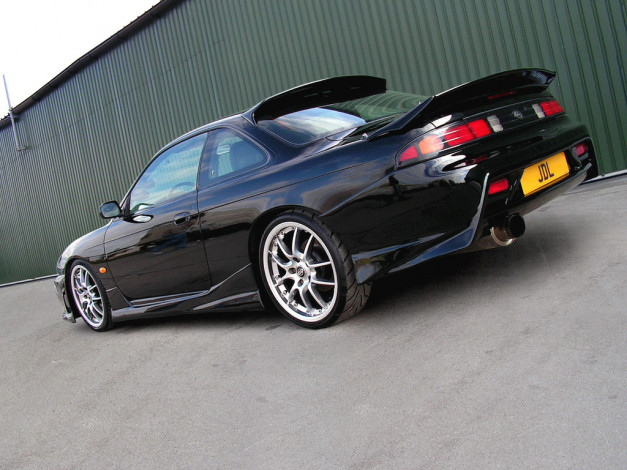 Обои картинки фото nissan, 200sx, s14, автомобили, datsun