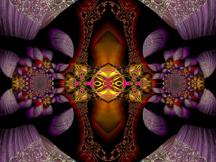 Картинка 3д графика fractal фракталы