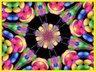 Картинка 3д графика fractal фракталы