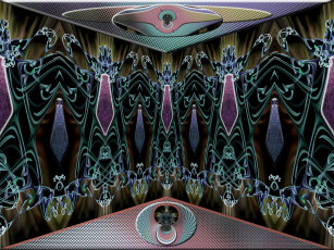 Картинка 3д графика fractal фракталы