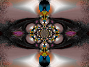 Картинка 3д графика fractal фракталы