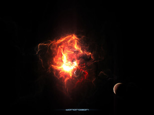 Картинка космос арт взрыв планета