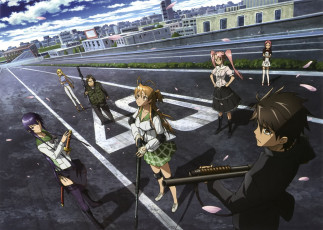 Картинка аниме highschool of the dead
