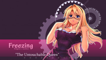 Картинка аниме freezing девушка платье