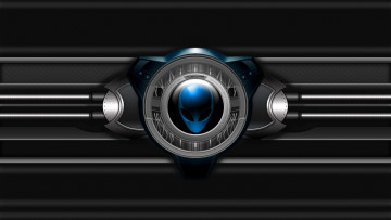 Картинка компьютеры alienware круги линии