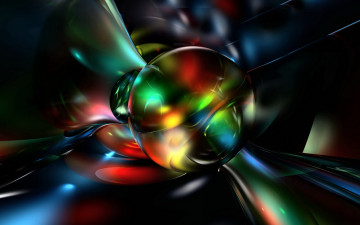 Картинка 3д графика abstract абстракции фракталы