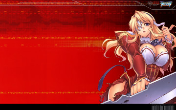 Картинка аниме freezing девушка красный