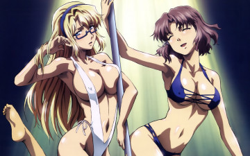 Картинка аниме freezing девушки купальник