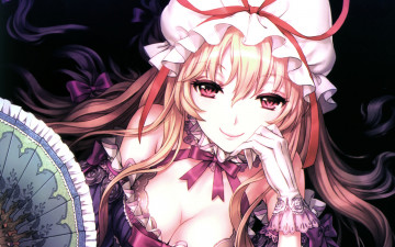 Картинка аниме touhou девушка