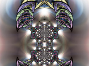 Картинка 3д графика fractal фракталы узор цвета фон