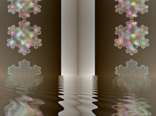 Картинка 3д графика fractal фракталы узор цвета фон