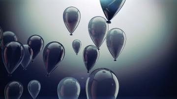 Картинка 3д графика другое шарики