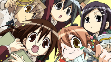 обоя аниме, ga, девушки