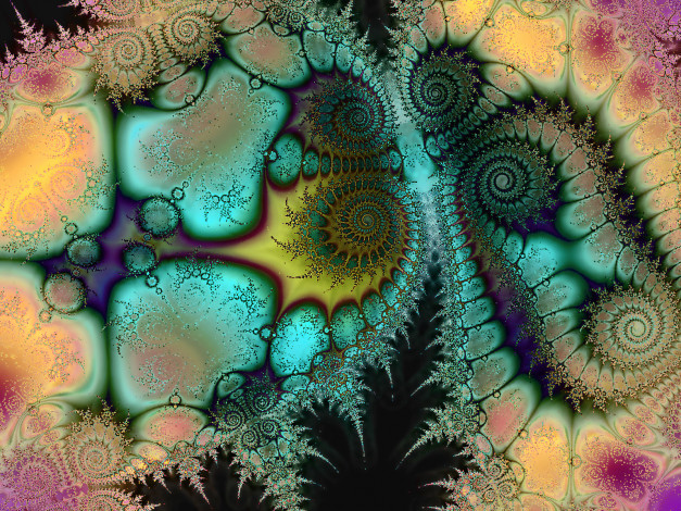 Обои картинки фото 3д, графика, fractal, фракталы, узор, цвета, фон