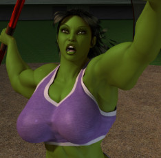 Картинка 3д+графика существа+ creatures халк