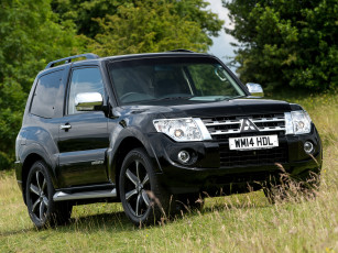 обоя автомобили, mitsubishi, shogun, swb, barbarian, 2014г, темный