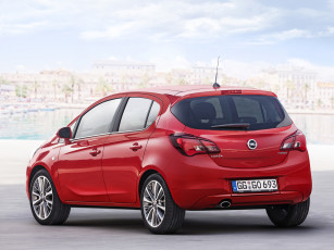 Картинка автомобили opel красный 5-door corsa 2014г