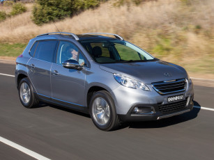 Картинка автомобили peugeot серый au-spec 2008