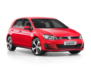 Картинка автомобили volkswagen красный 2013г gti typ 5g au-spec 5-door golf