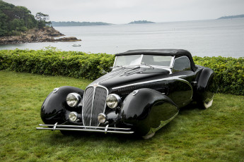 обоя delahaye 135m figoni et falaschi,  1948, автомобили, классика, автопробег, выставка, автошоу