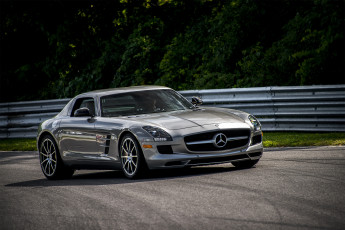 Картинка mercedes-benz+sls+amg автомобили mercedes-benz автопробег выставка автошоу