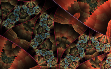 Картинка 3д+графика фракталы+ fractal узор фон цвета