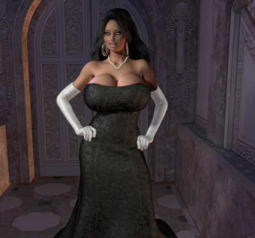 Обои картинки фото 3д графика, люди , people, улыбка, взгляд, девушка