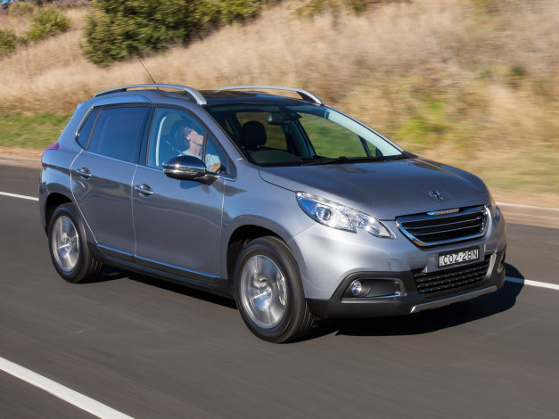 Обои картинки фото автомобили, peugeot, серый, au-spec, 2008