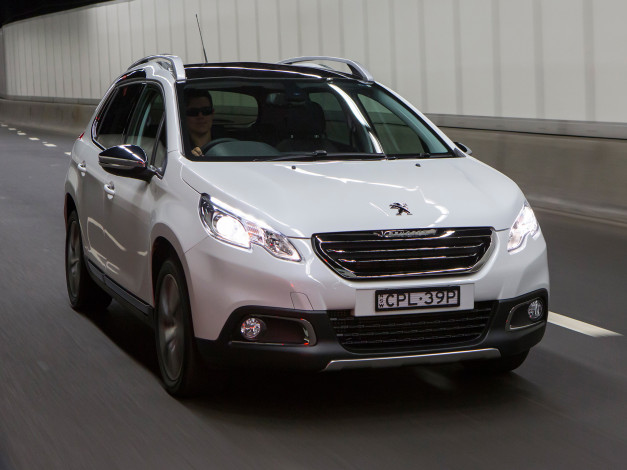 Обои картинки фото автомобили, peugeot, светлый, 2008, au-spec