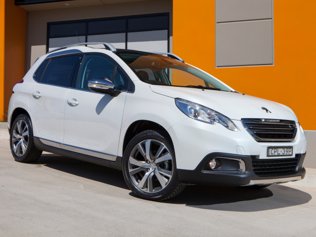 Обои картинки фото автомобили, peugeot, светлый, au-spec, 2008