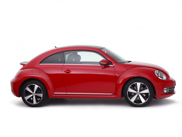 Обои картинки фото автомобили, volkswagen, au-spec, красный, beetle