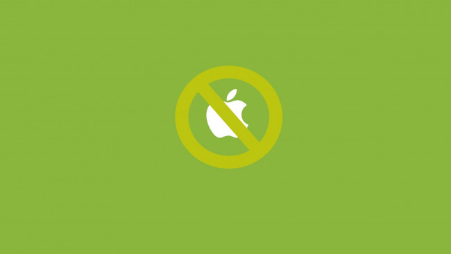 Обои картинки фото компьютеры, apple, зеленый