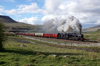 Картинка техника паровозы паровоз рельсы дорога железная