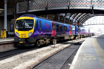 Картинка техника поезда локомотив рельсы железная дорога состав