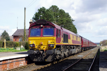 Картинка техника поезда локомотив состав дорога железная рельсы