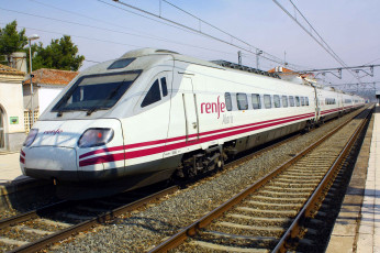 Картинка техника поезда состав локомотив рельсы дорога железная