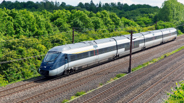 Картинка техника поезда локомотив состав дорога железная рельсы