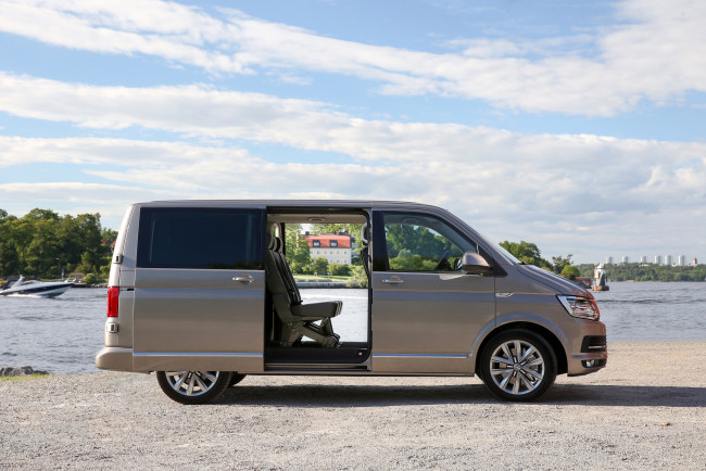 Обои картинки фото автомобили, volkswagen, multivan, 2015г, t6, generation, six