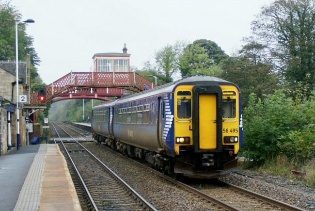 Обои картинки фото техника, поезда, состав, рельсы, дорога, железная, локомотив