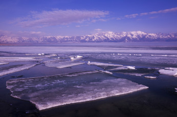 Картинка природа айсберги+и+ледники лед облака море