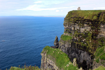 Картинка природа побережье замок скала море